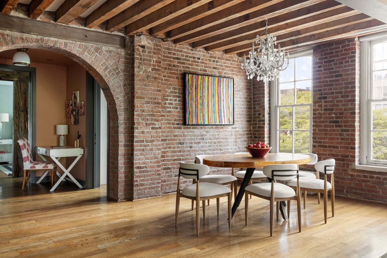 Staged luxury interior